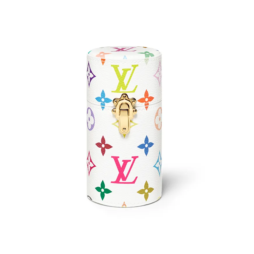 LOUIS VUITTON Takashi Murakami Collaboration Coated Canvas Perfume Storage Bag Unisex Multicolor