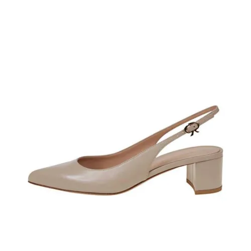 GIANVITO ROSSI Высокие каблуки Хаки Женские