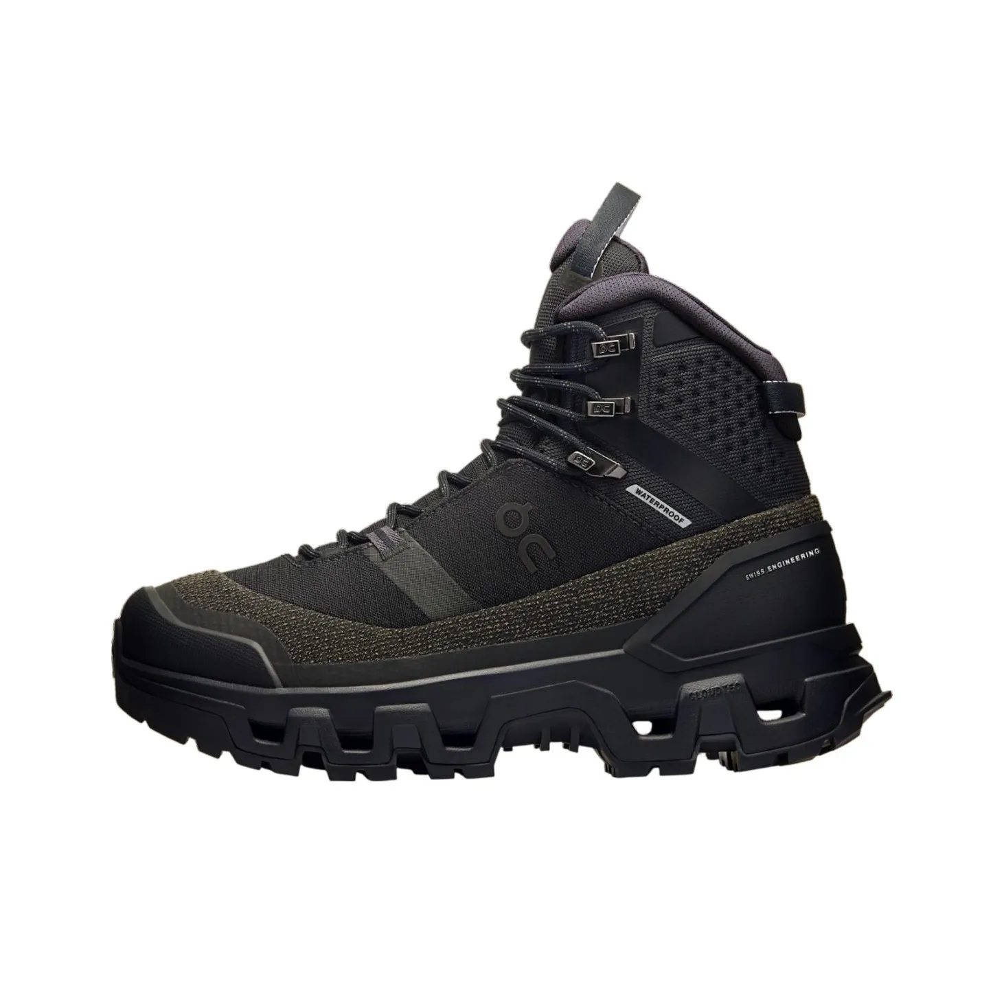 On Running Cloudrock Trek Waterproof Black Women's
