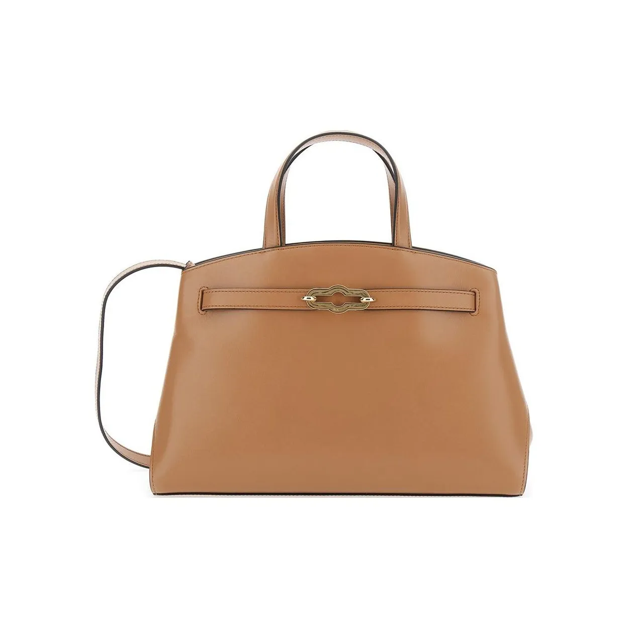 Mulberry Calfskin Tote Bag, Shopping Bag, Shoulder Bag, Handbag Small Size Women's Beige