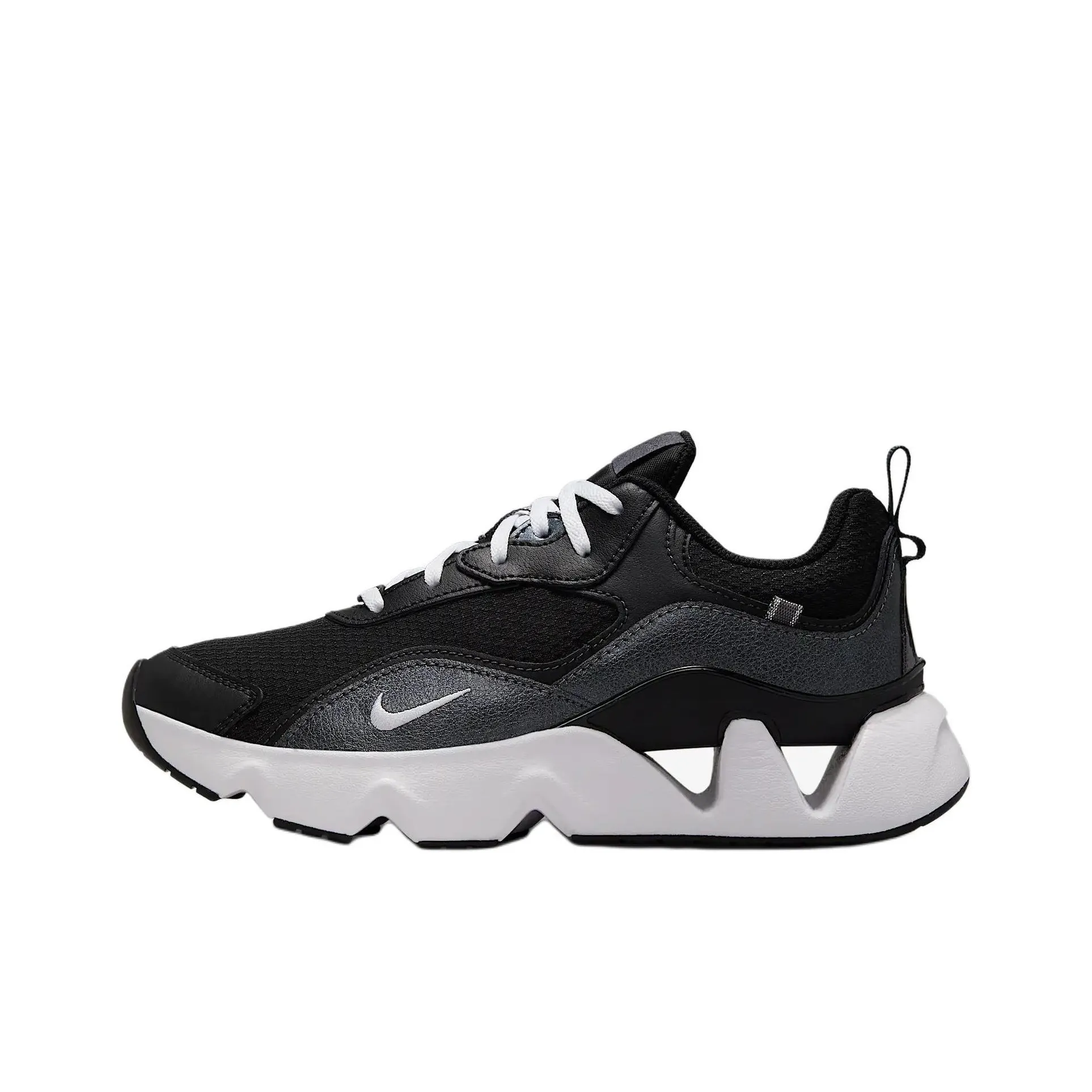 Nike Slip Устойчивый к истиранию Низкий Топ Кэжуал Женский Черный