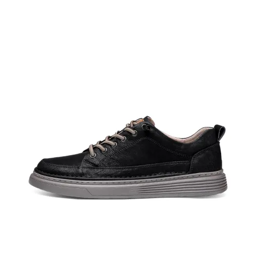 Reivantix Мужские повседневные туфли Low Top 7007 Черные Мужские