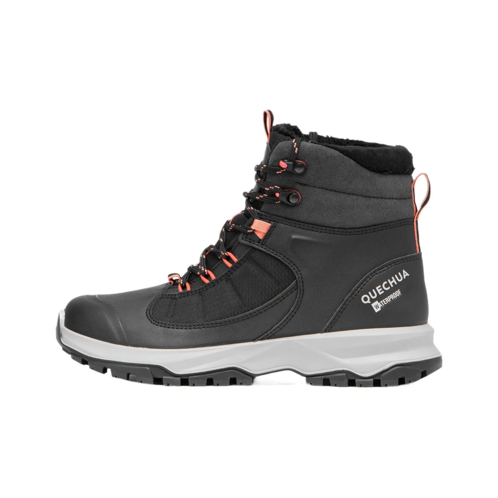 DECATHLON SH500 Термический Водонепроницаемый Slip-Resistant MID Топ Походная обувь Женская Черная