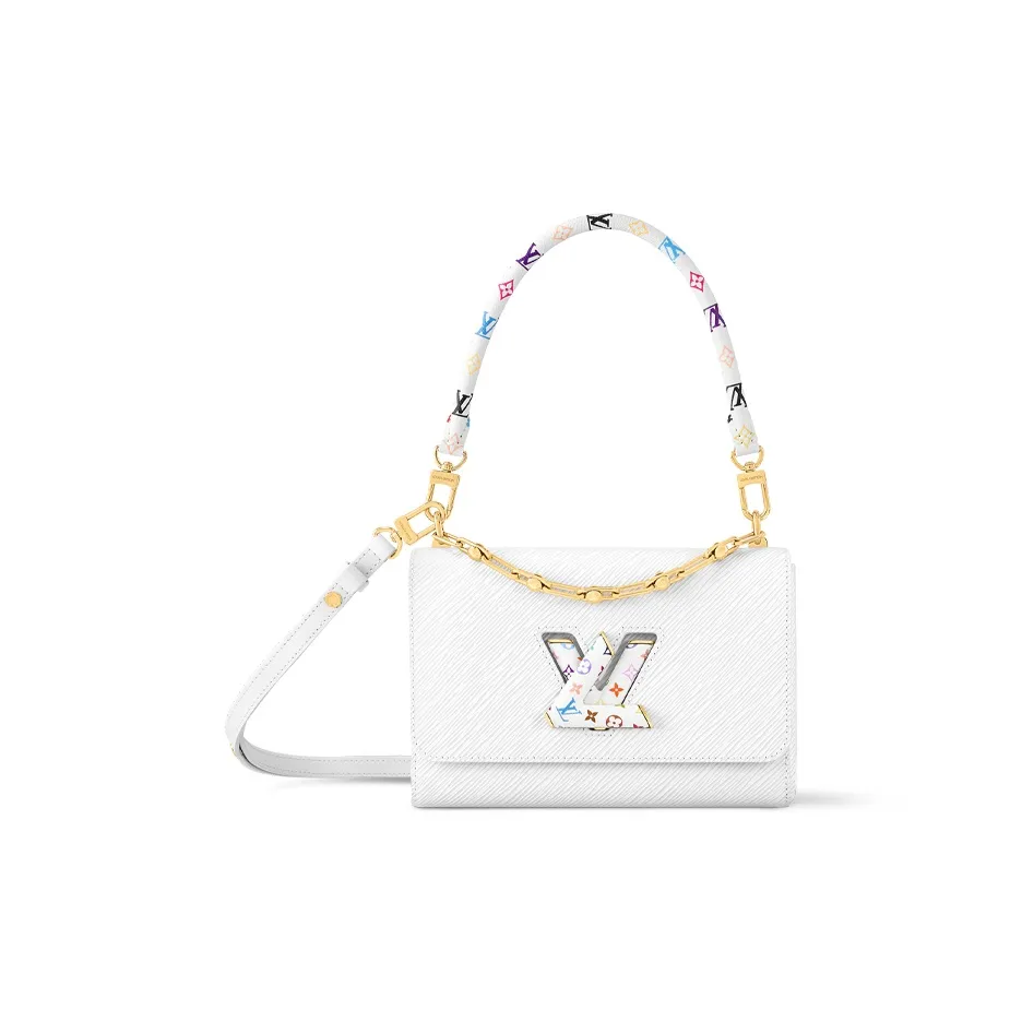 LOUIS VUITTON X Takashi Murakami Twist Slim Mm White