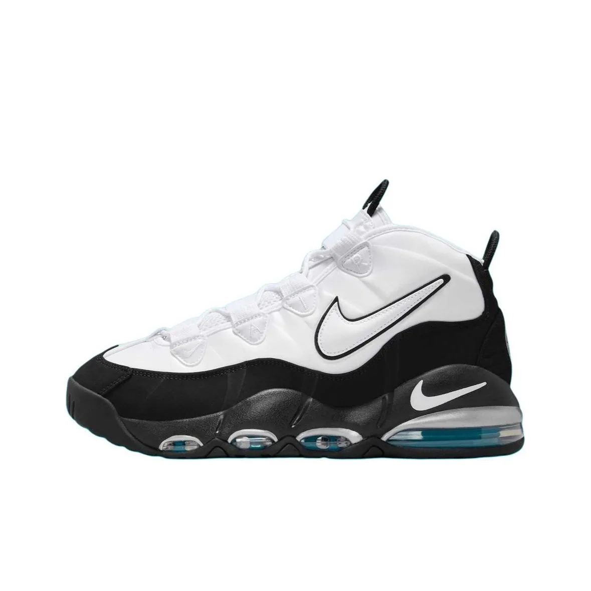Nike Air Max Uptempo 95 Mid Top Basketball Shoes Unisex White Black