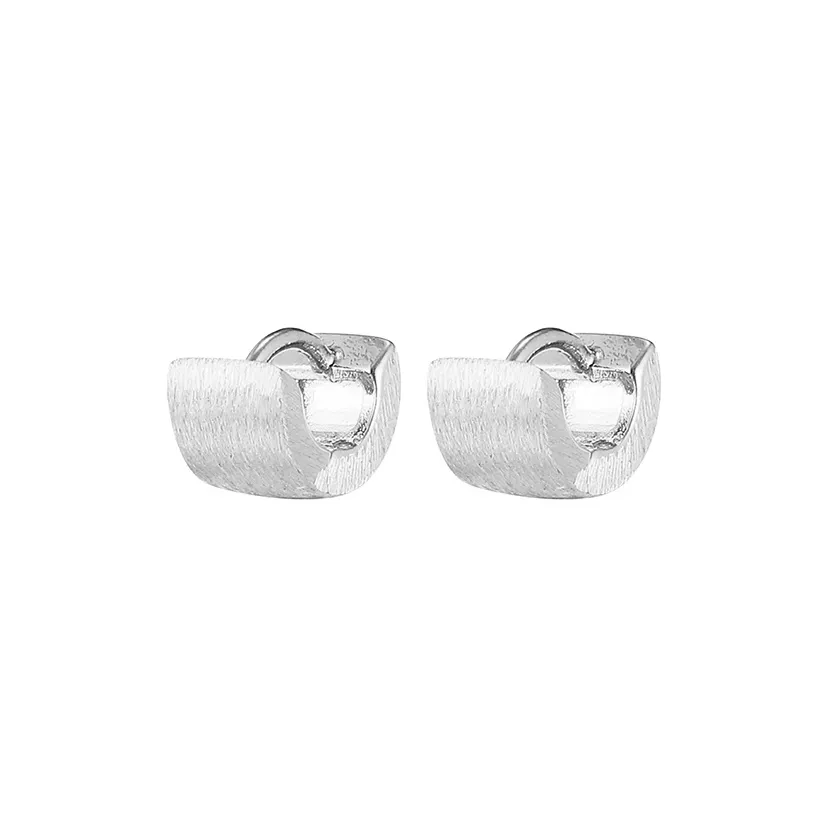 EAR PARTNER 925 Sterling Silver Stud Hoop Earrings Unisex