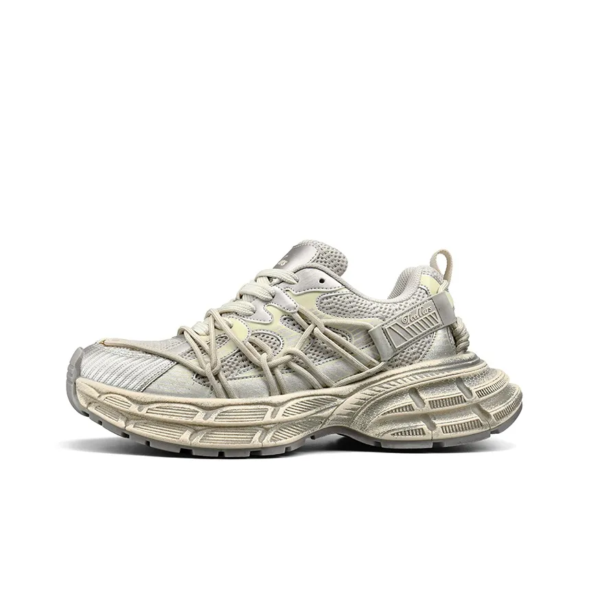 TCELLARS Cushioning, Abrasion Resistant, Height Increasing Low Top Chunky Sneakers Men's