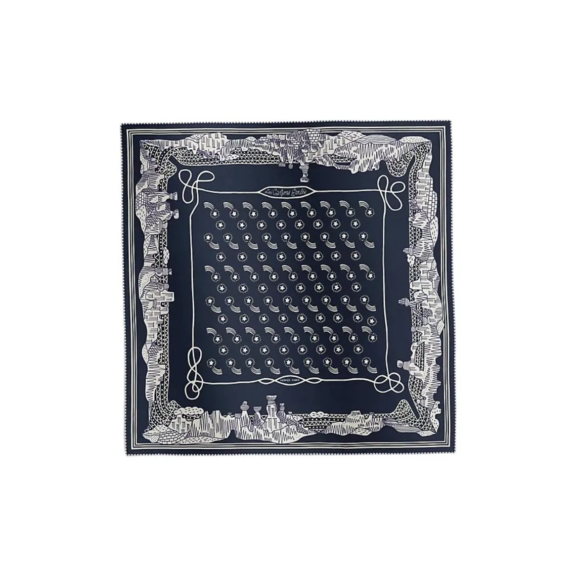 HERMES Шелковый с манжетами дизайн шелковые шарфы унисекс