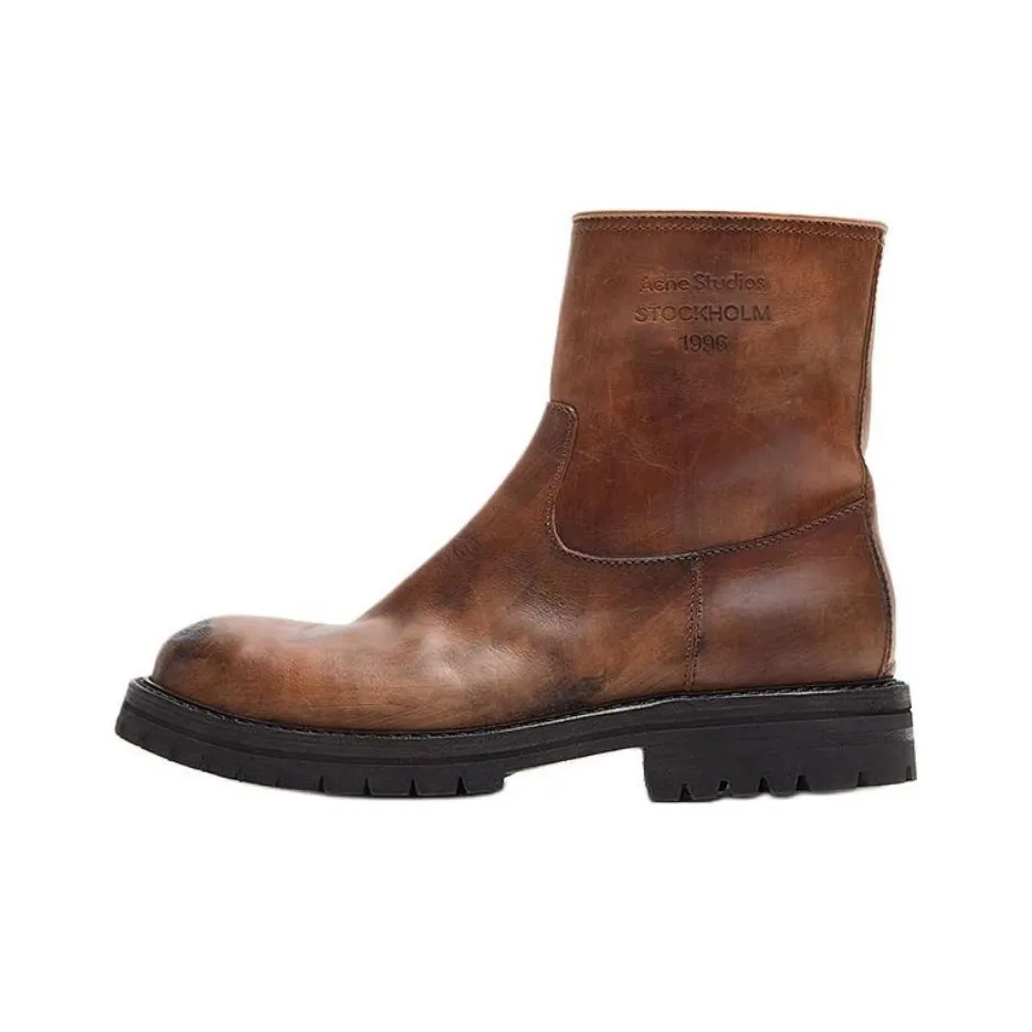 Acne Studios Ankle Boots Men's Brown