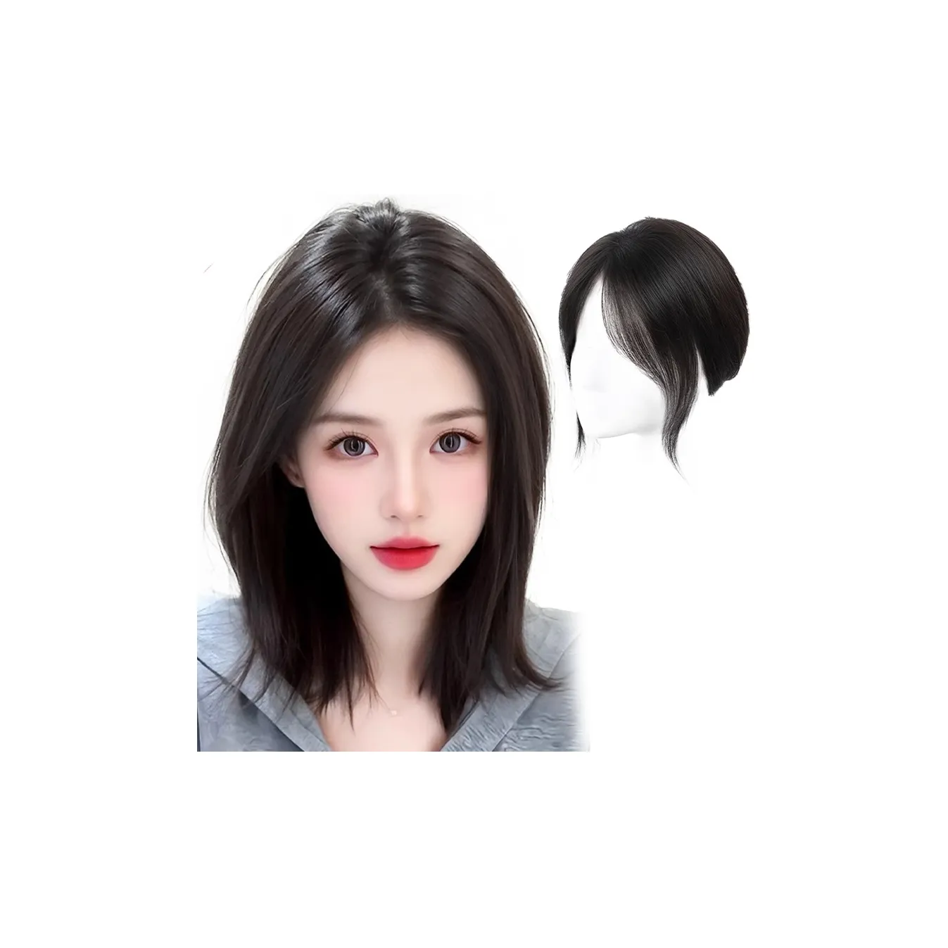 TIANKONGSHU Безграничный Дышащий Женский Перук