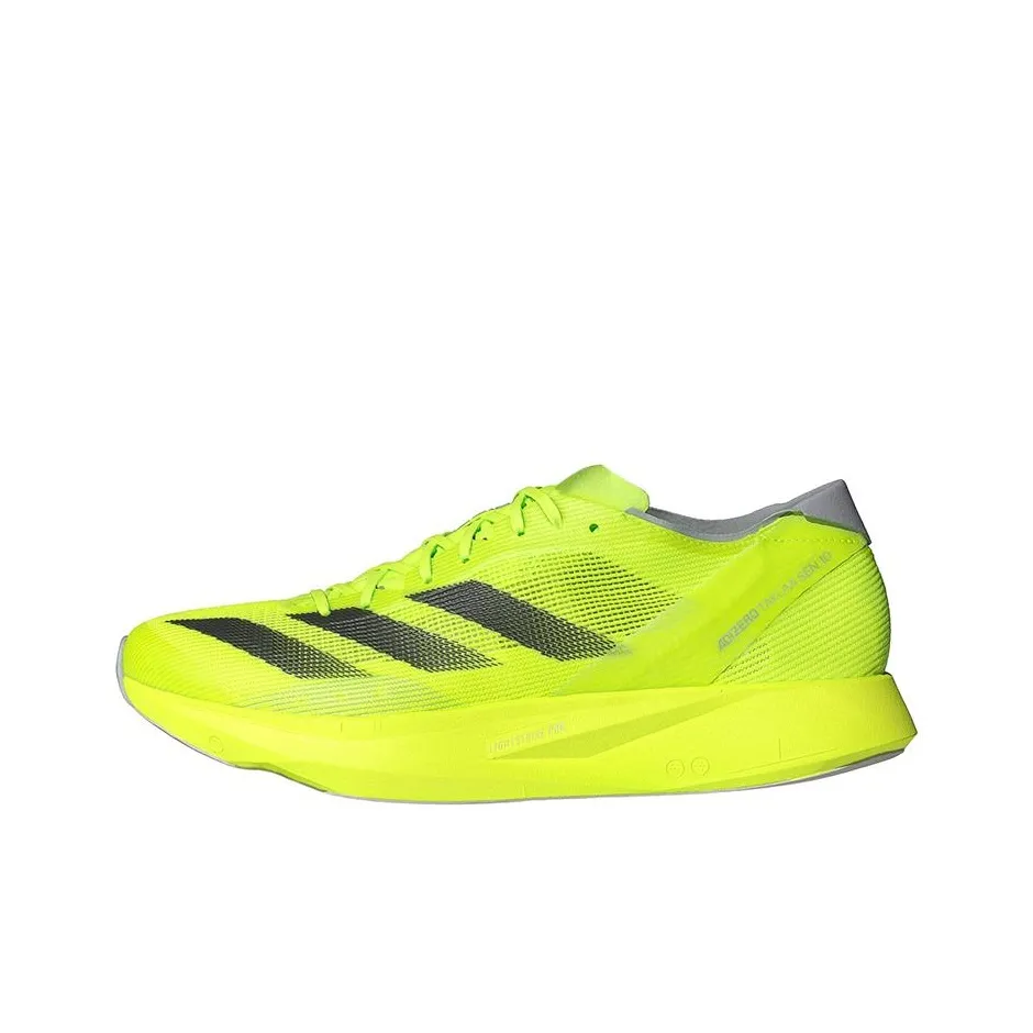 Adidas Adizero Takumi Sen 10 Abrasion Resistant Low Top Marathon Running Shoes Men's Yellow