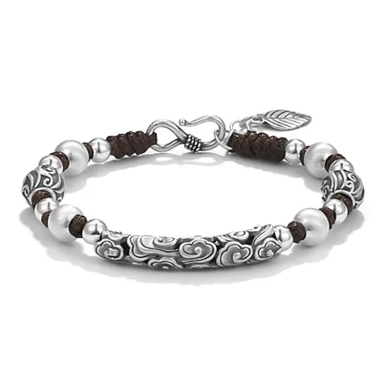 UZIID Sterling Silver Bracelets Unisex
