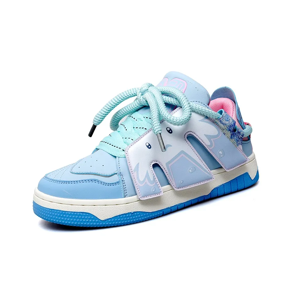 DEVIL AND ANGEL Slip-resistant и устойчивые к истиранию покрытие Низкие кеды для скейтбординга Унисекс