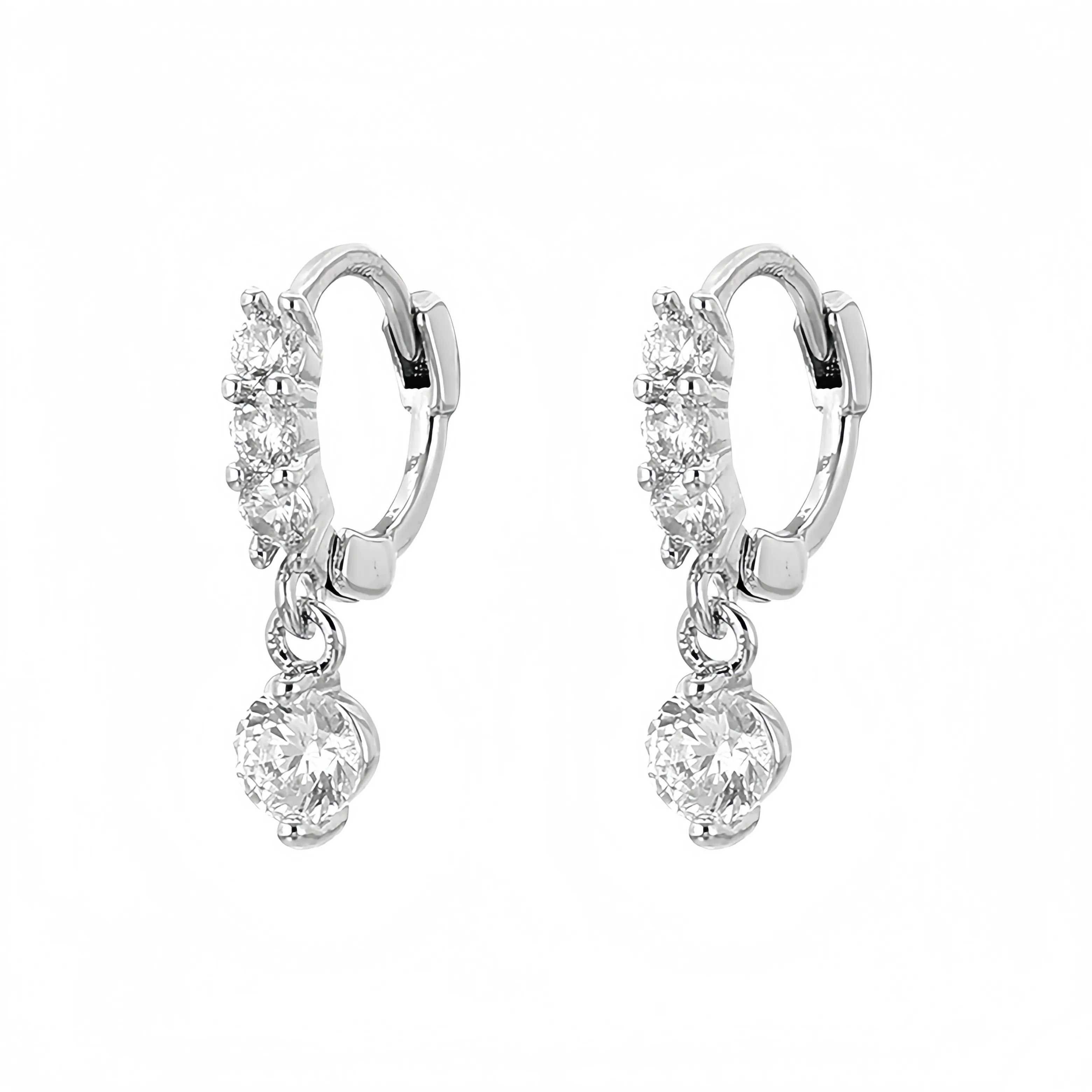 EAR PARTNER Серьги-гвоздики из серебра 925 пробы унисекс