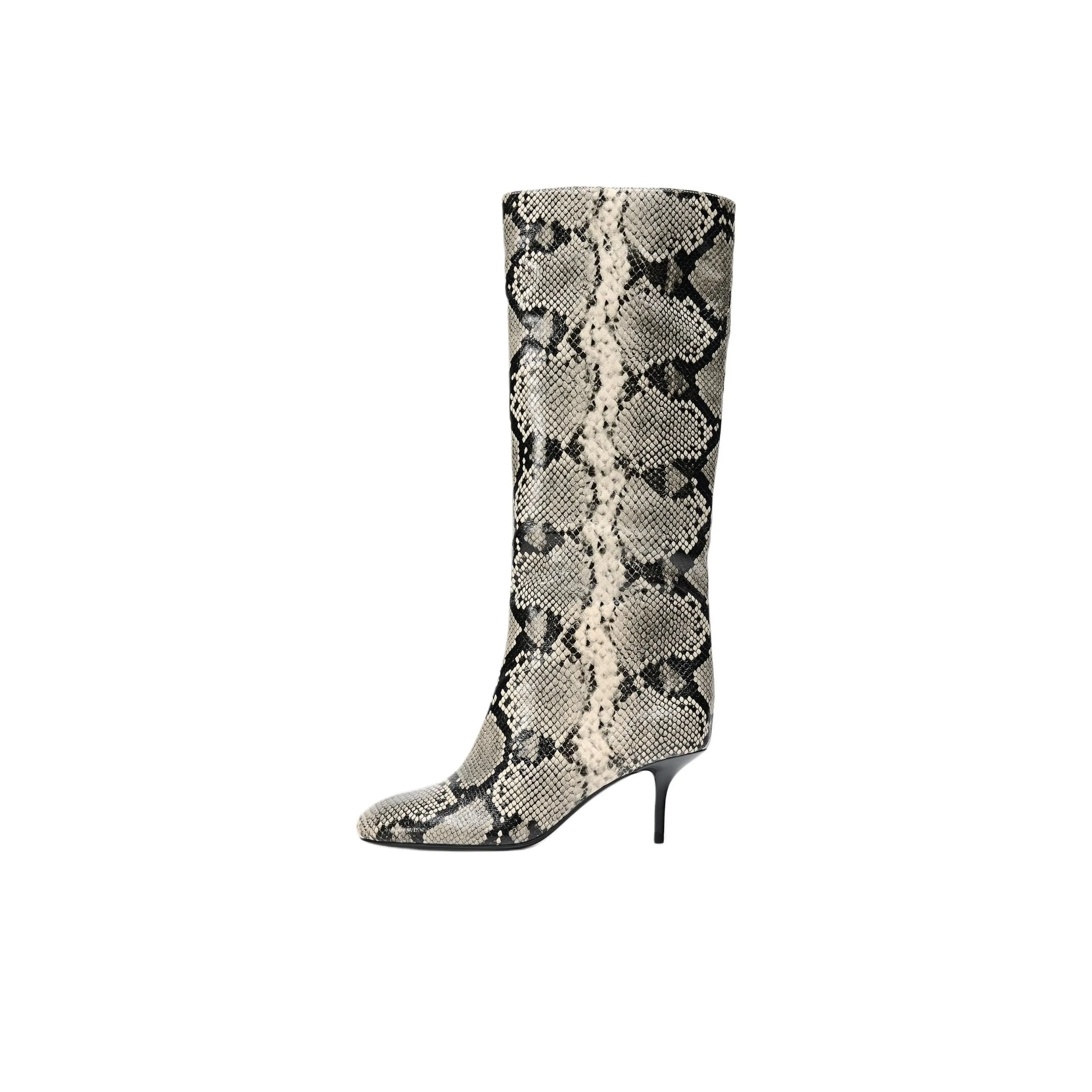 ZARA Knee high Boots 6.5cm Women's Multicolor