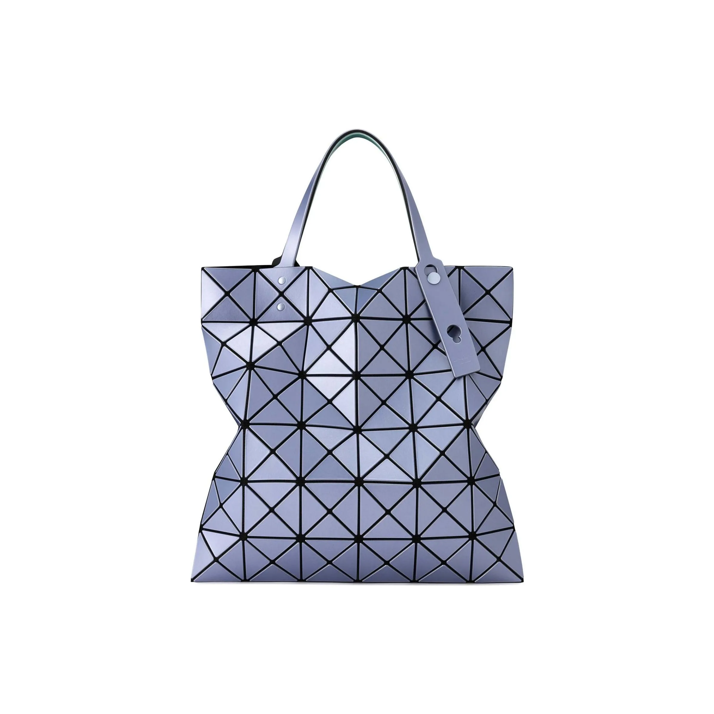 ISSEY MIYAKE PVC Polyvinyl Chloride Tote Bag Shopping Bag Handbag Women's Blue & Aqua Blue