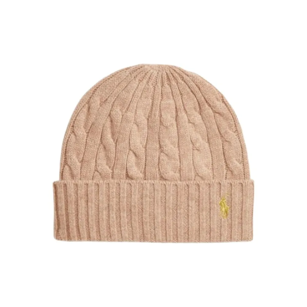 Polo Ralph Lauren Wool Beanies Unisex Brown
