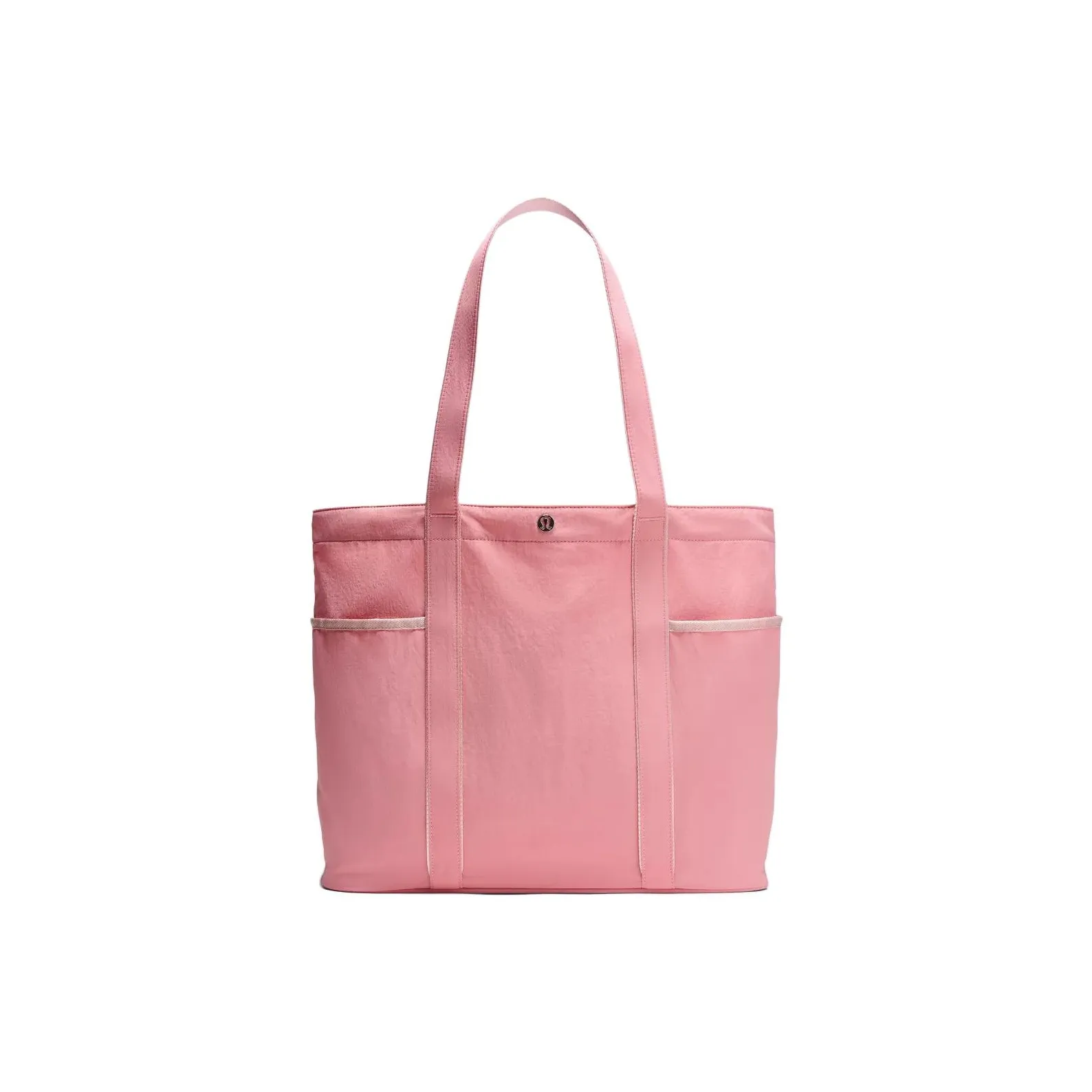 lululemon Переработанный нейлон Тоут Сумка Сумка для покупок Сумка на плечо Женская Розовая