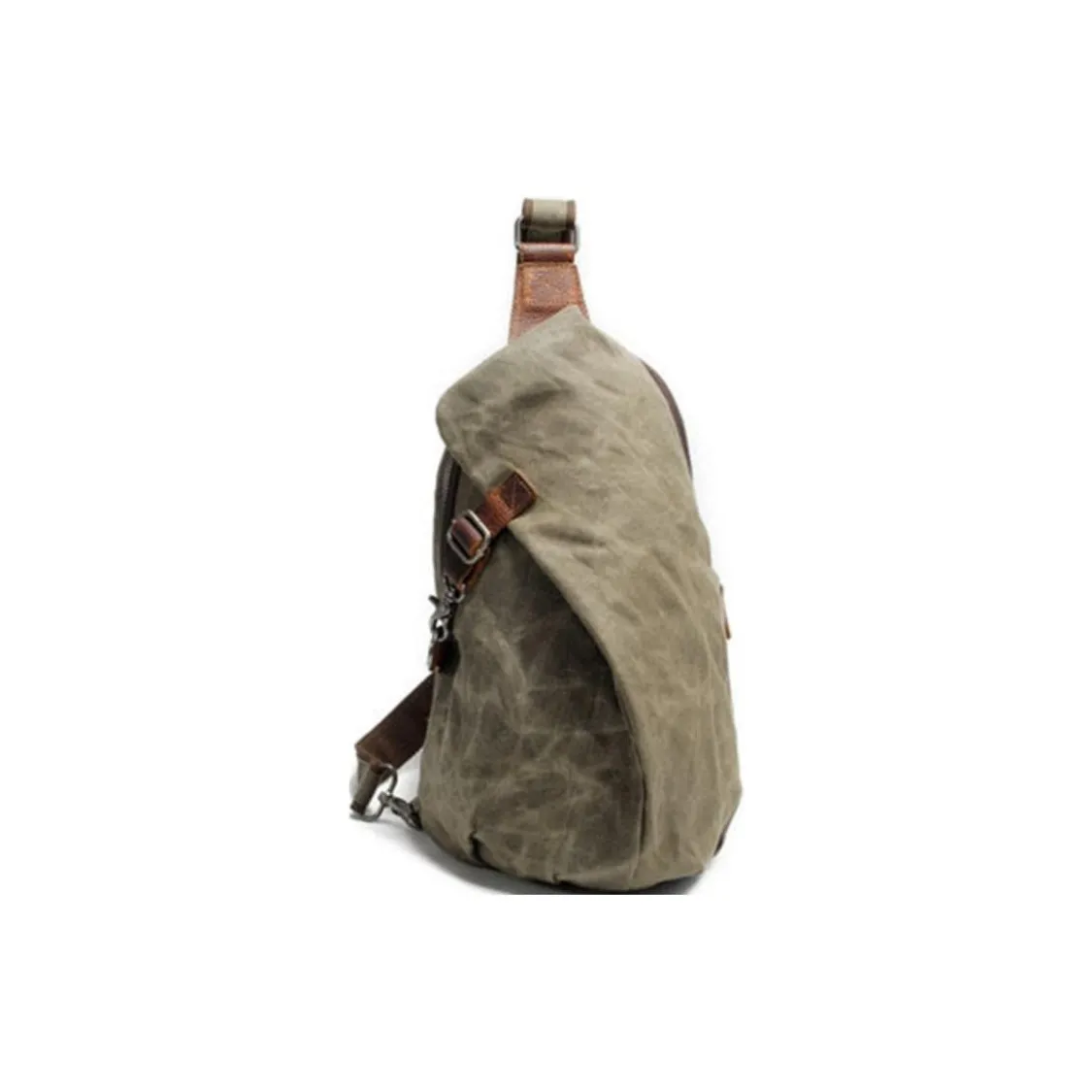 TTaG．baG Батик Холст Слинг Сумка Унисекс Армейский Зеленый Темно-Серый Черный Хаки