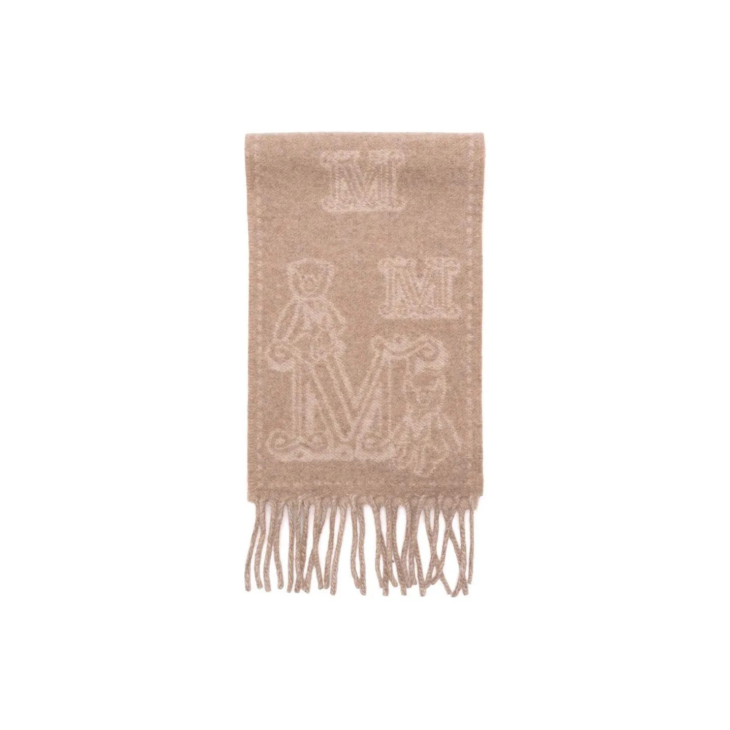 MaxMara Кашемир Вязаные Шарфы Женские Бежевые