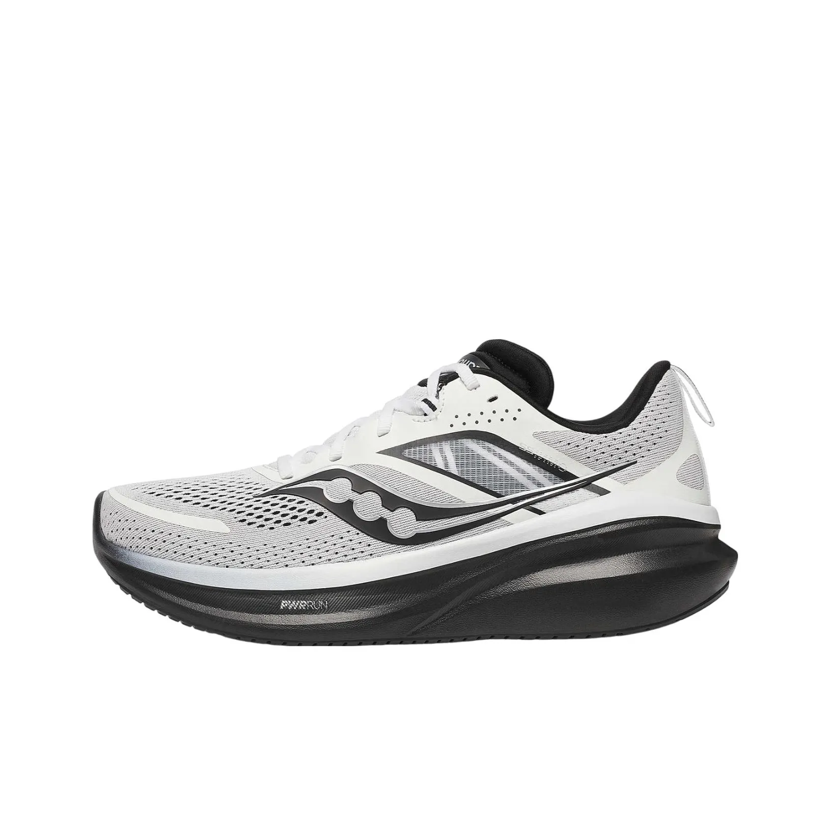 Saucony OMNI 22 Slip-resistant Abrasion-resistant Low-top Беговые кроссовки Унисекс Белый Серый Черный