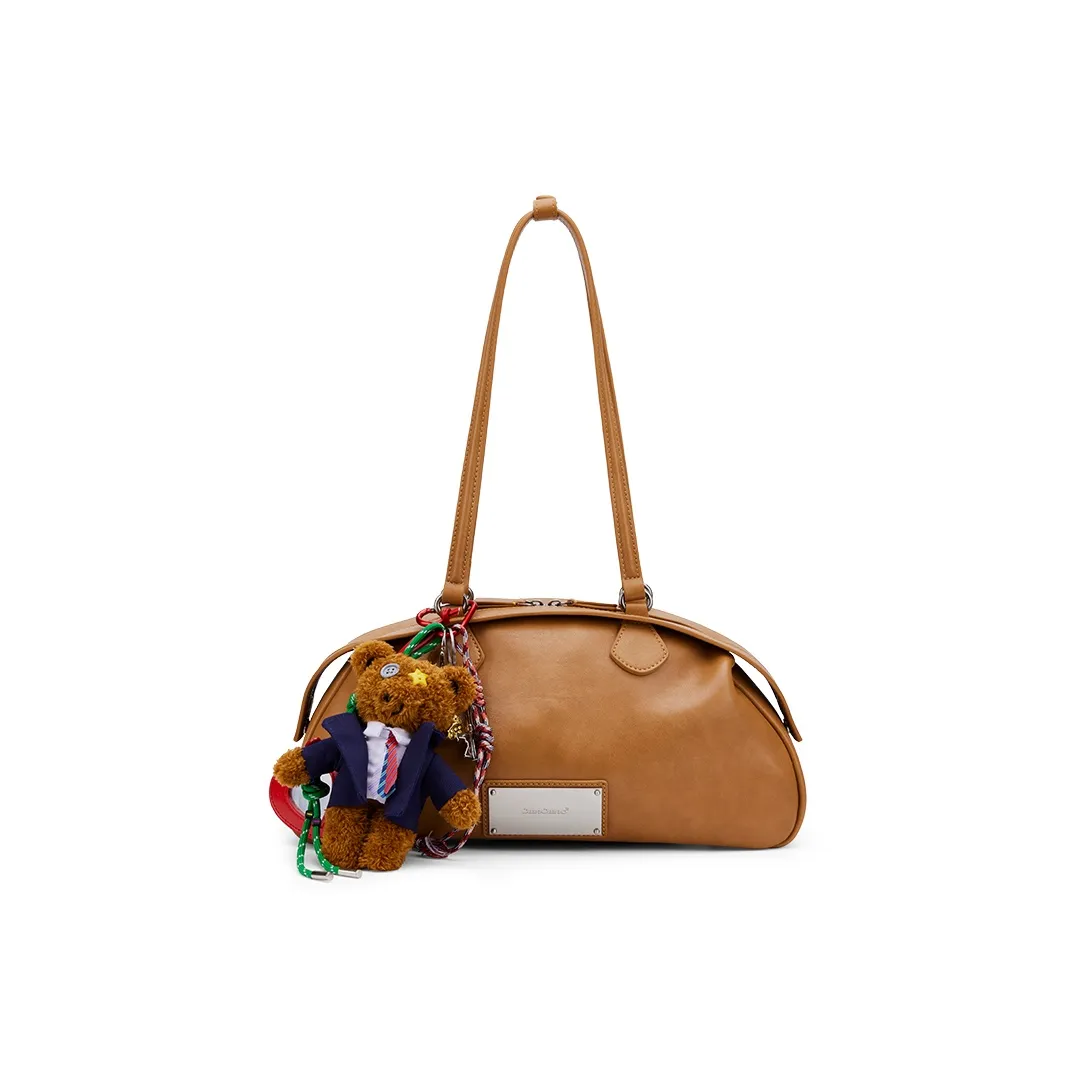 MCMIKO Cow Leather Patchwork With Artificial Leather Crossbody Shoulder Bags Women's Yellow Brown