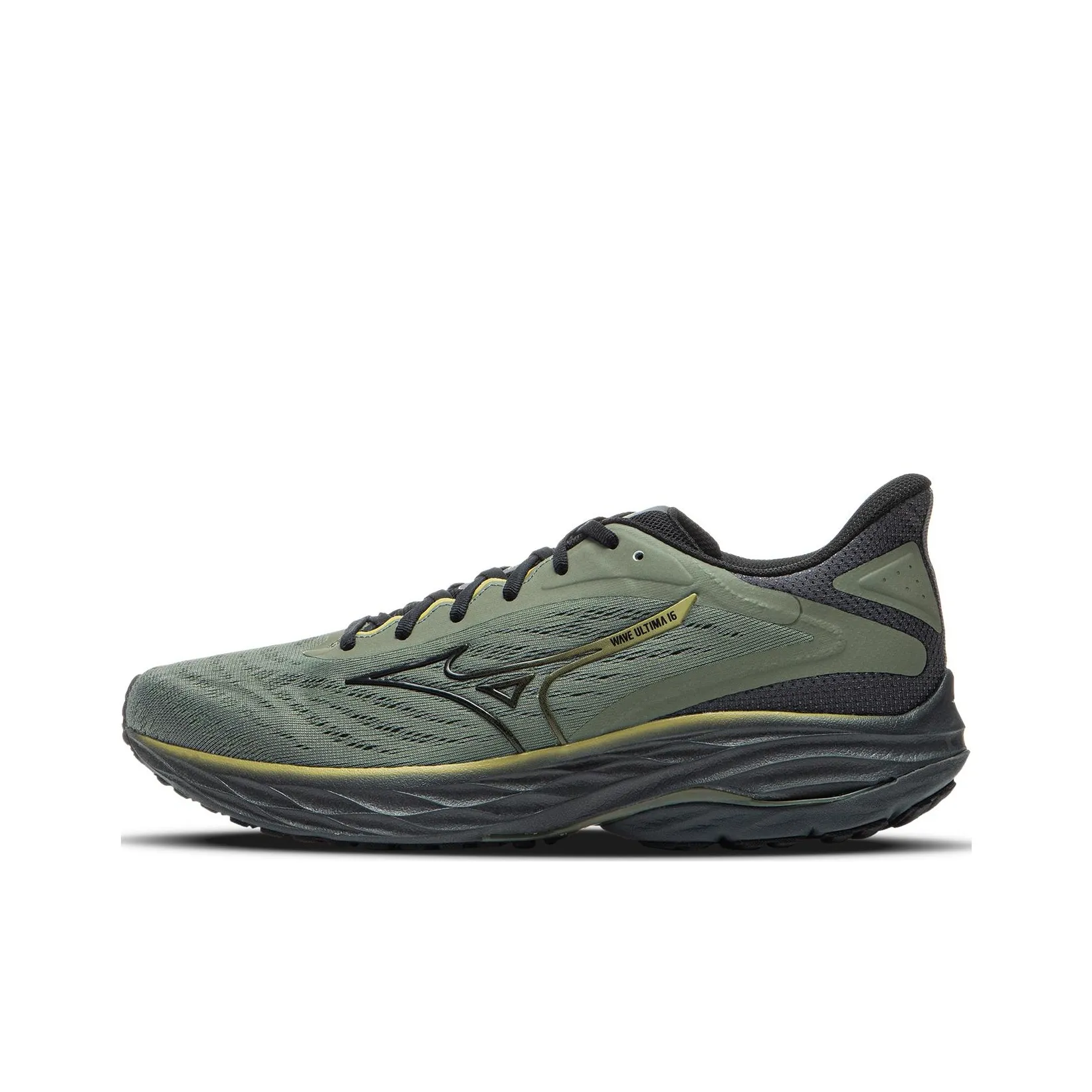 Mizuno Slip-resistant Abrasion-resistant Low-top Беговые кроссовки Мужские Темно-серый