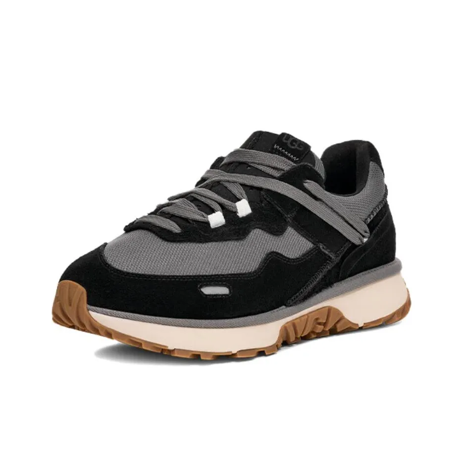 UGG RetroFi Низкий Топ Устойчивый Casual Мужской Черный Серый