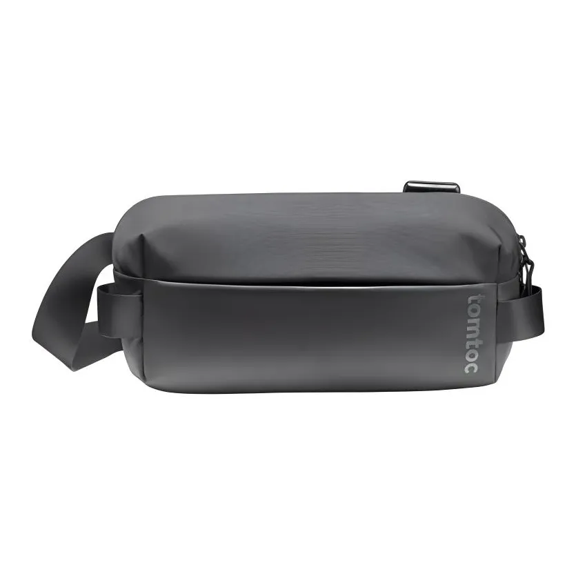 Tomtoc Полиэстер Сумка через плечо Средняя Мужская Обсидиан Черный