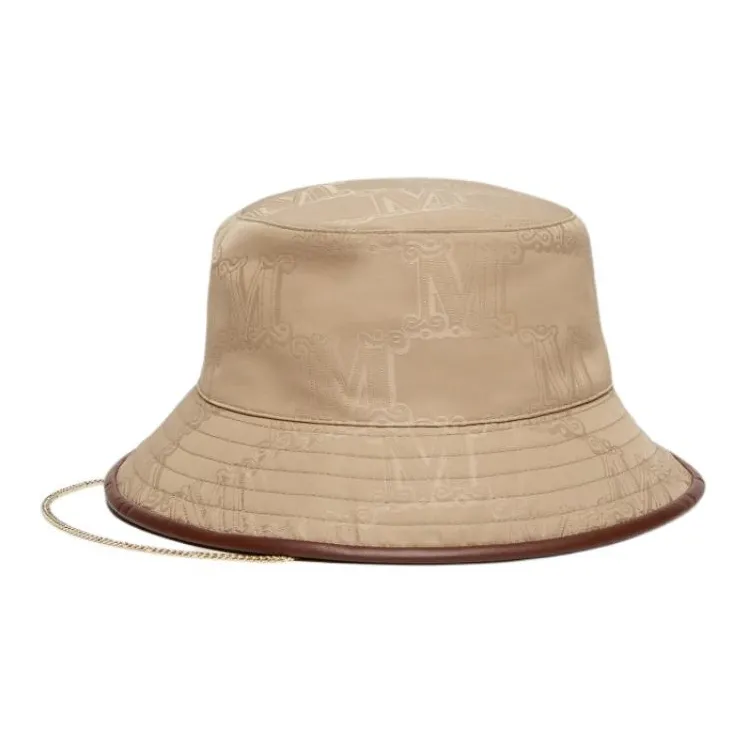 MaxMara Полиэстер Вискоза Шляпы ведра Женские Умбра