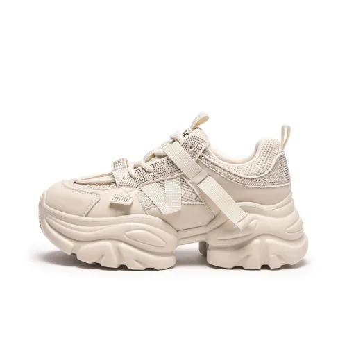 Hotwind Толстоподошвенные кроссовки Low Top 08 Абрикос Женские