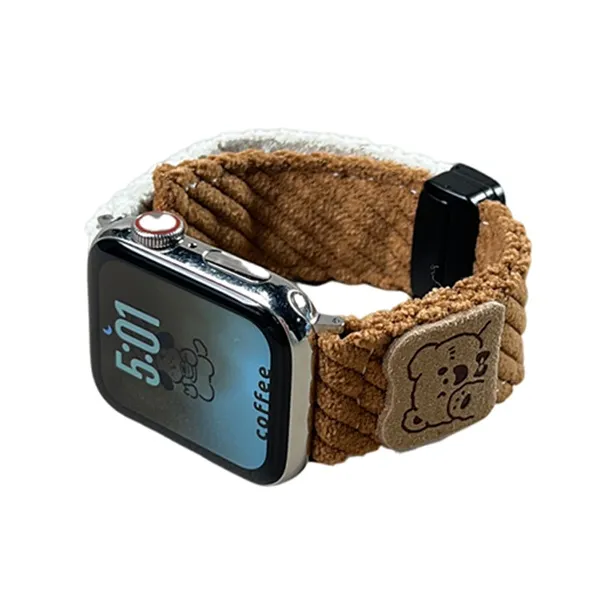 Miss Wrist Ремешок Apple Совместимость Вельвет Материал 145~208 мм