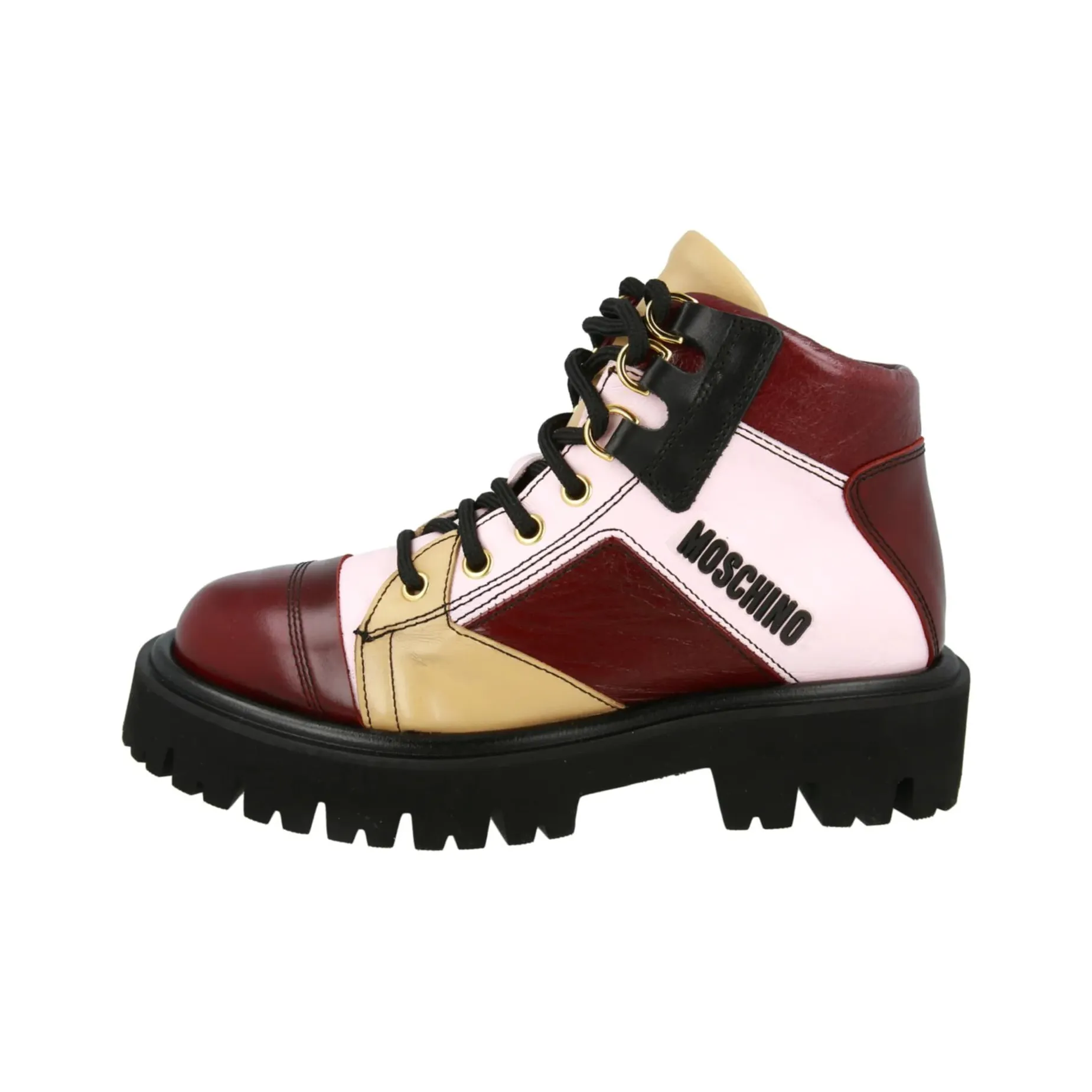 MOSCHINO Ankle Boots 3.8cm Women's Red