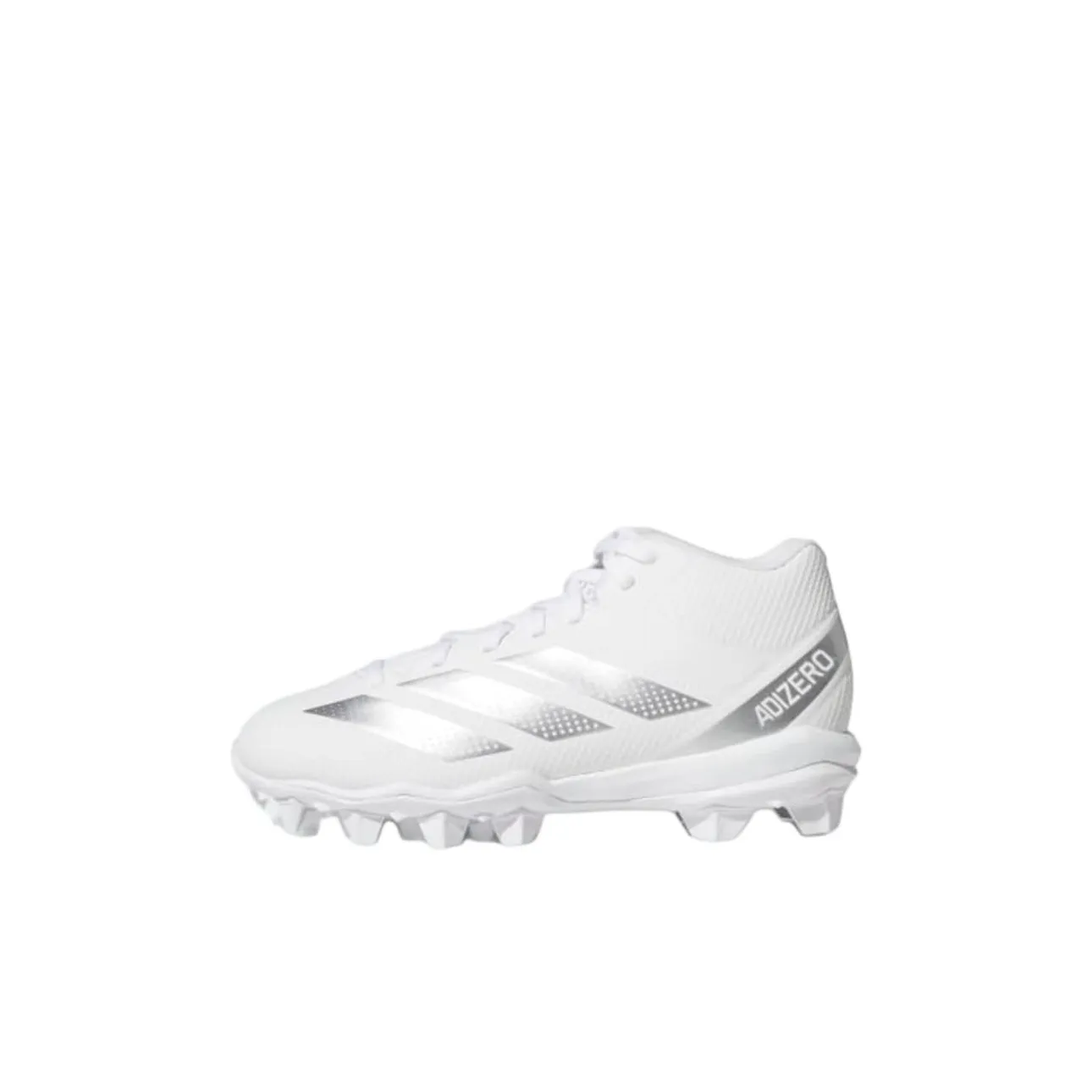 Adidas ADIZERO IMPACT.2 Anti Kick And Abrasion Resistant Mid Top Kids' Soccer Shoes White Kids'