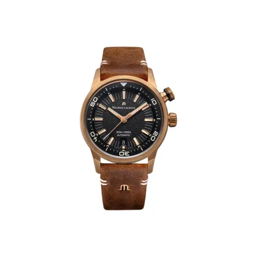 MAURICE LACROIX Механические часы Movement унисекс, 42 мм, черный