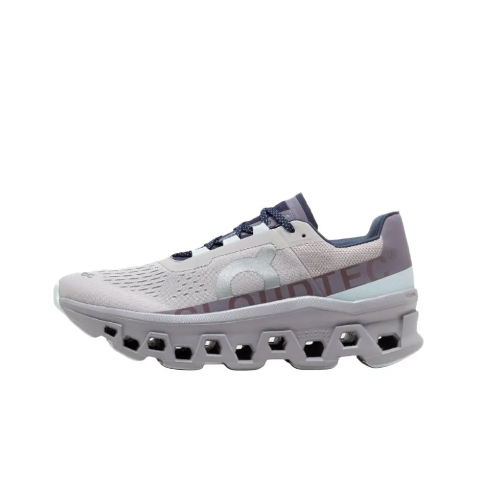 On Women's CloudmOnster 'Pearl Arctic'