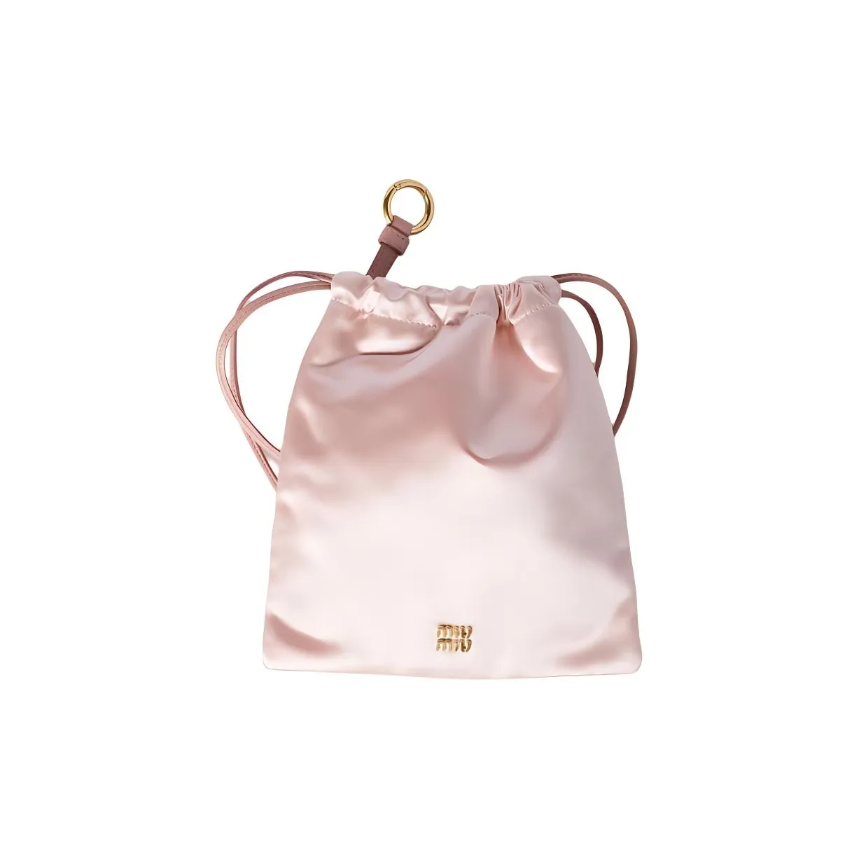 MIU MIU Satin Clutch Standard Women's Pink