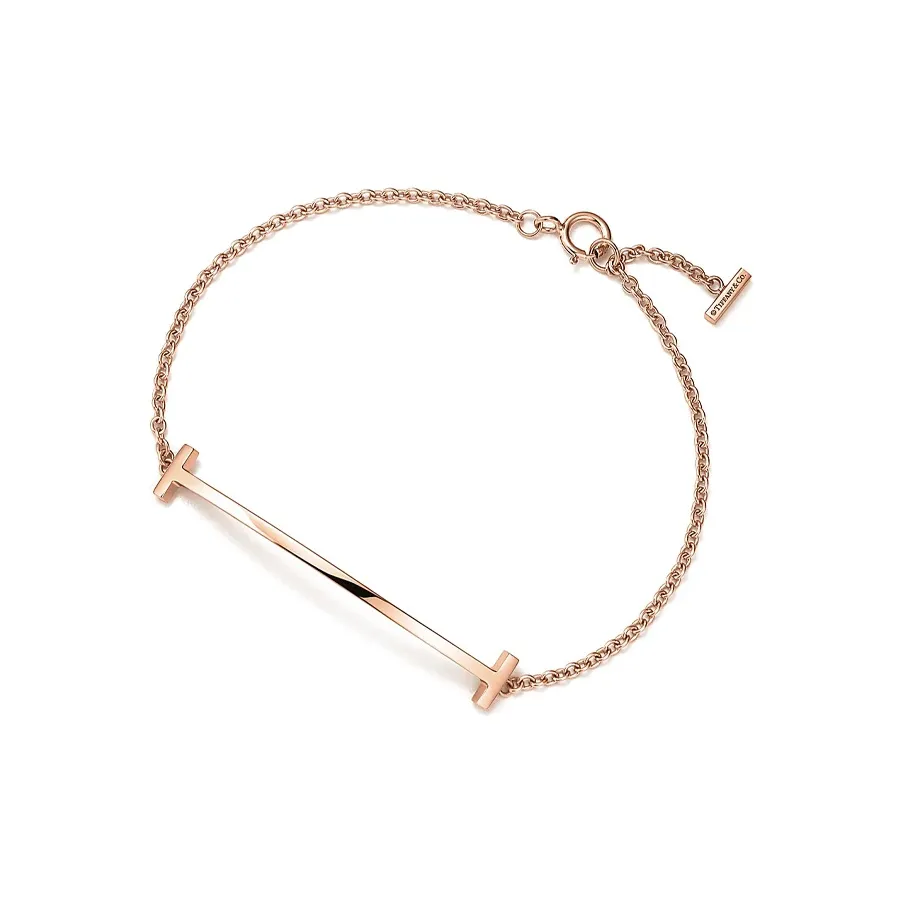 TIFFANY & CO. 18K Rose Gold Bracelets Unisex Rose Gold