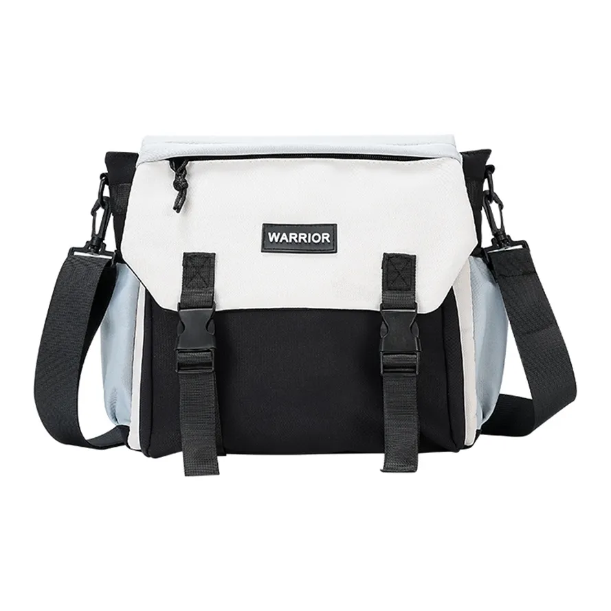 Warrior Nylon Shoulder Bag Regular Unisex Black/Green