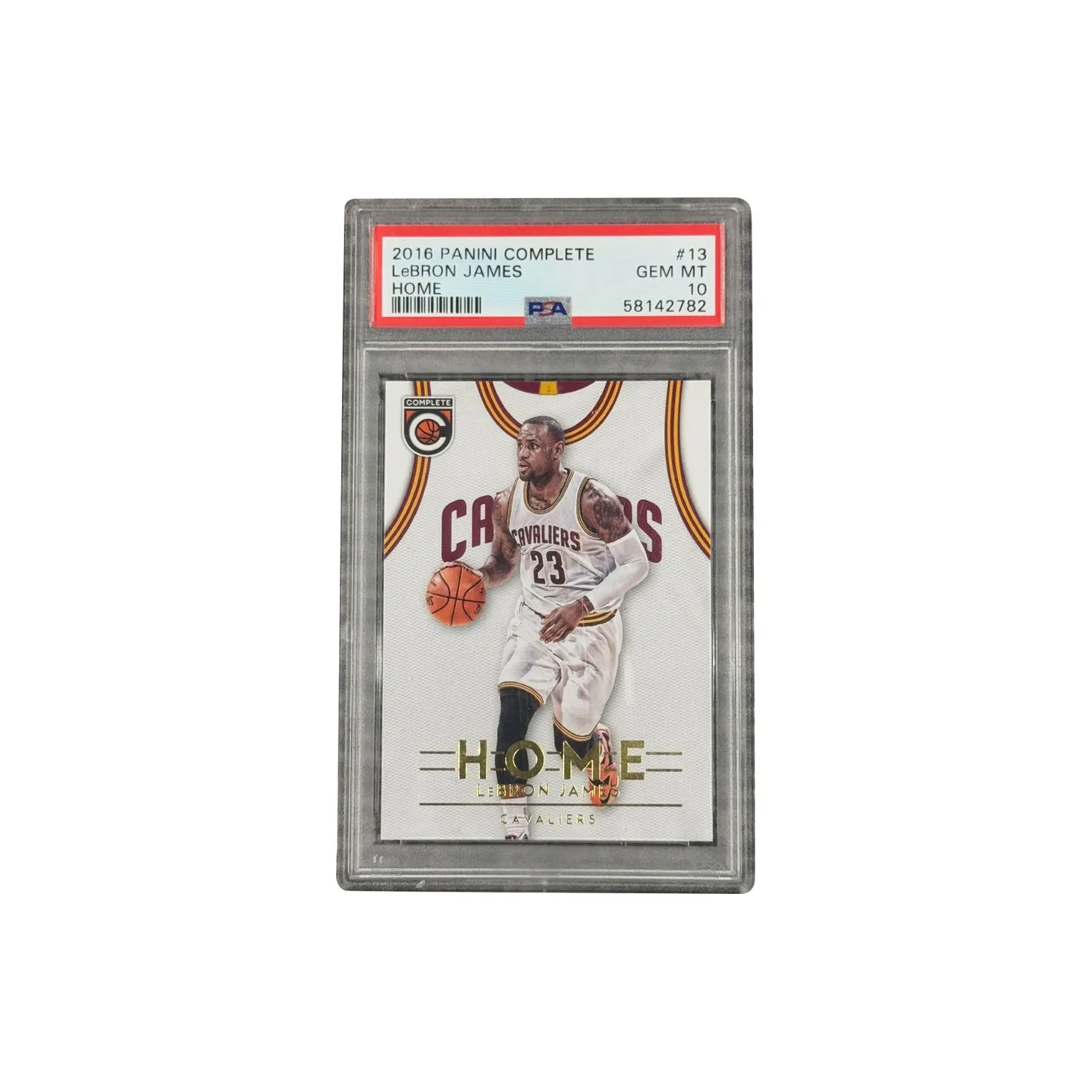 PANINI 2016 17 Complete LeBron James, Old James, Little Tank Top, Home Version PSA10 Graded Cards 1 Pc
