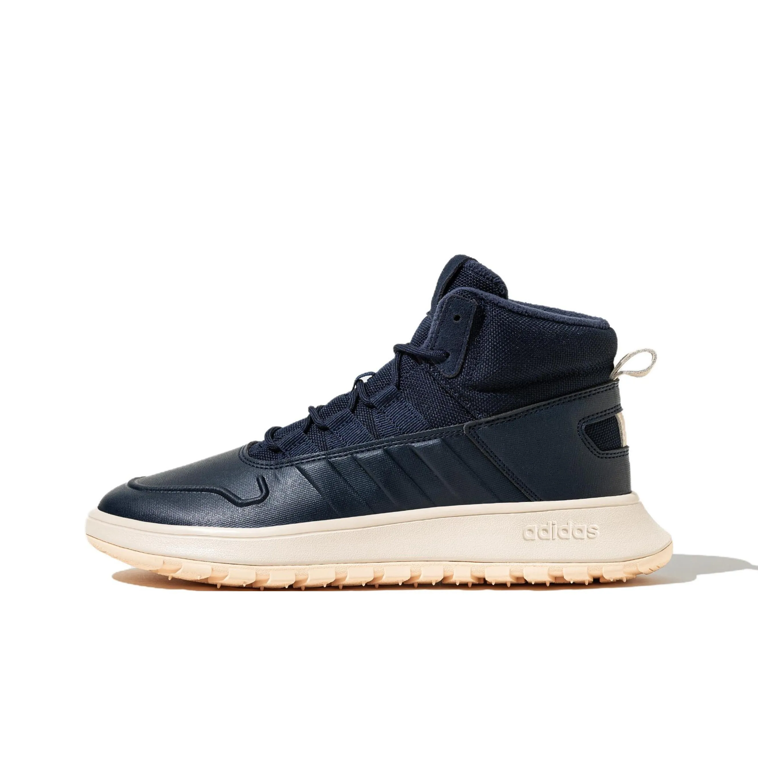 Adidas Neo FUSION STORM Cushioning Wear Resistant Mid Top Casual Shoes Unisex Navy Blue