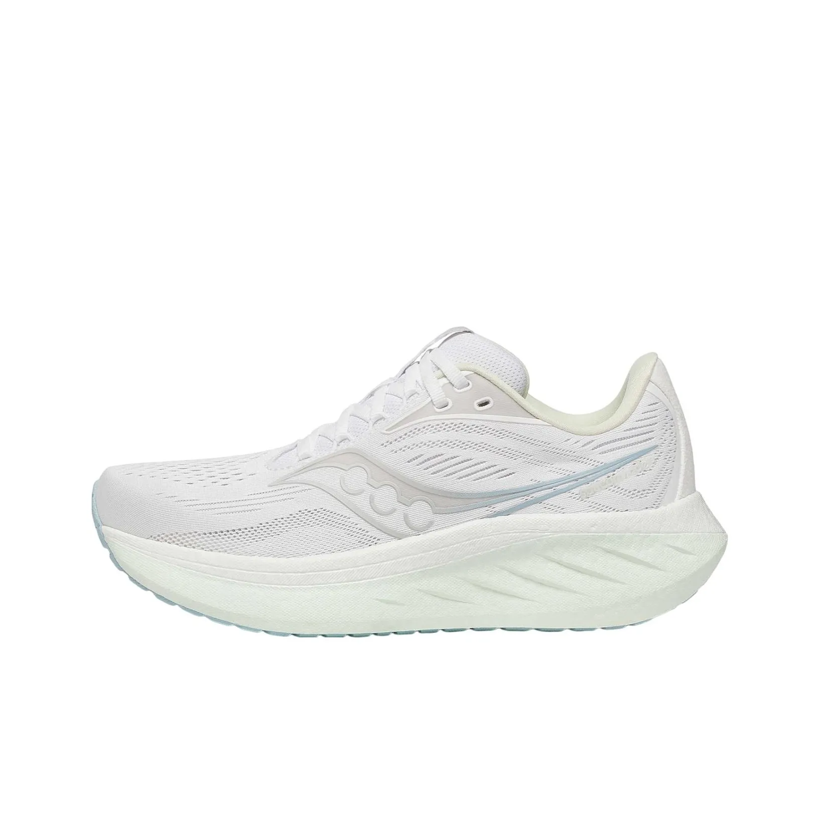 Saucony Slip-resistant Abrasion-resistant Low Top Casual Long-Distance Running Shoe Women's White Сaucony Противоскользящий Устойчивый к истиранию Низкий Топ Повседневная Обувь для Беговых Дистанций Женская Белая
