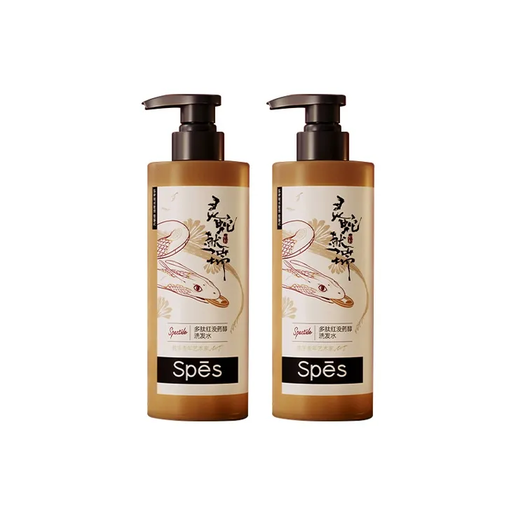 Специальная Snake Year Theme Collection Oil Control Бутылка Peptide и Bisabolol Шампунь Глубокая Очистка 300 мл*1 300 мл*2