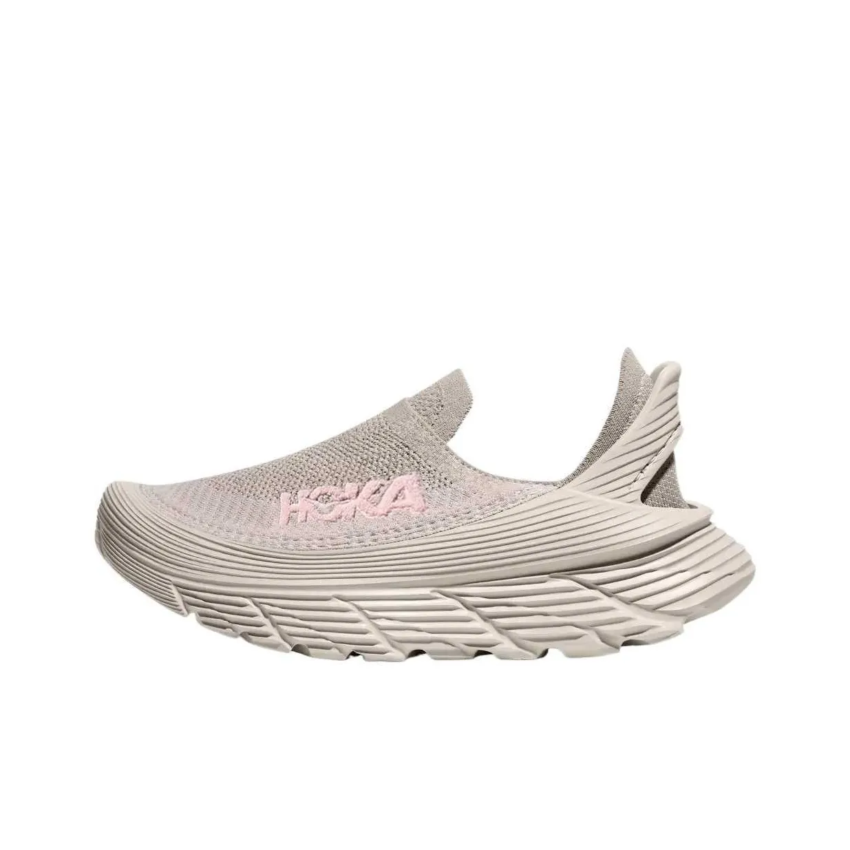 HOKA ONE ONE Abrasion Resistant Breathable Low Top Casual City Commute Running Shoes Unisex Light Brown