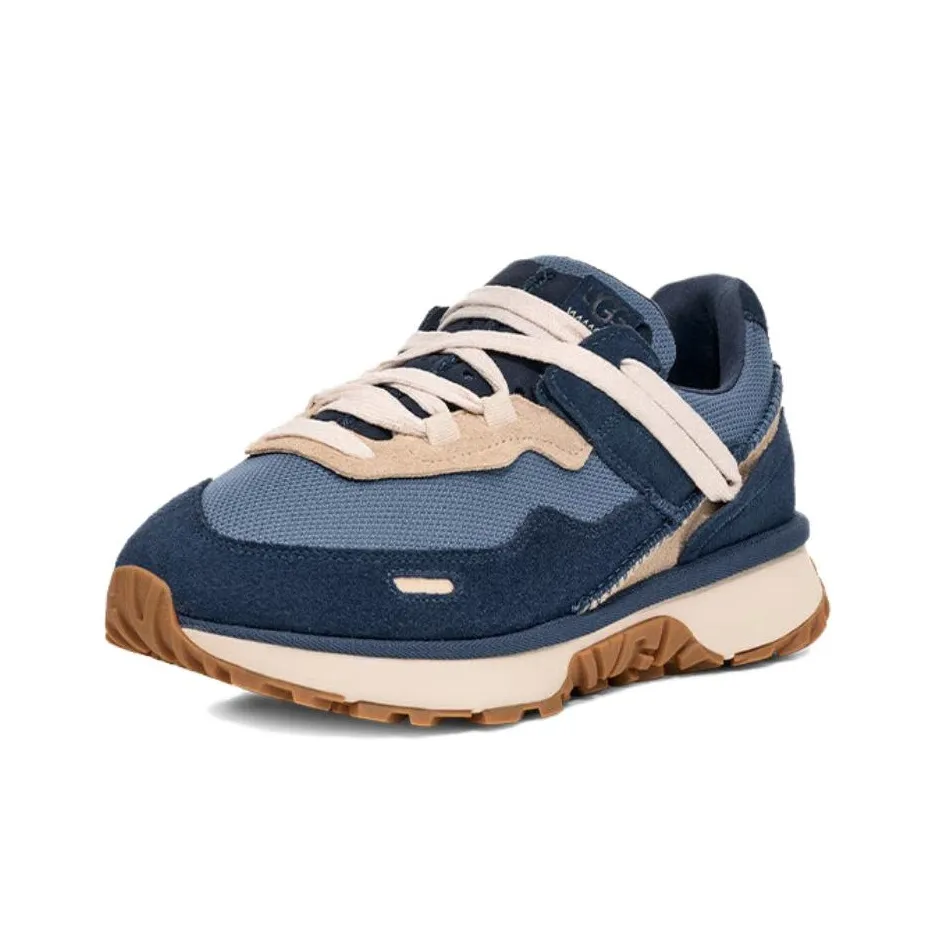 UGG RetroFi противоскользящие низкие повседневные туфли для мужчин синие и бежевые