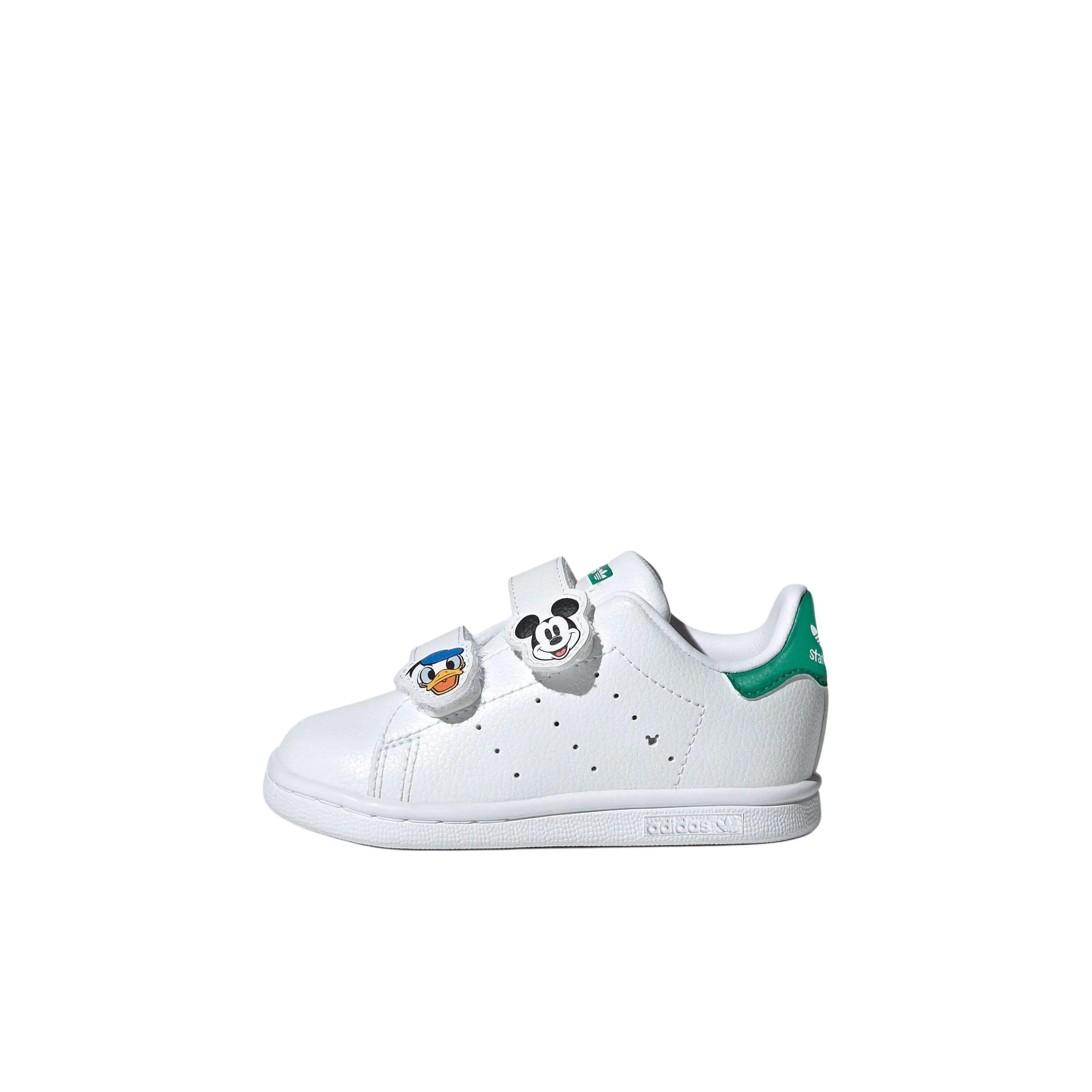 Adidas Originals Stan Smith противоскользящая устойчивая к истиранию низкий топ обувь для малышей белый зеленый