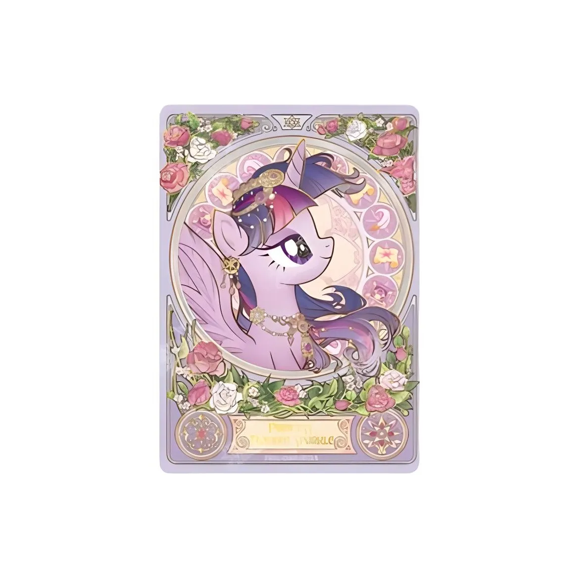 KAYOU My Little Pony Card Starry Bag First Release Twilight Sparkle IP Аниме Карточка 1 Размер