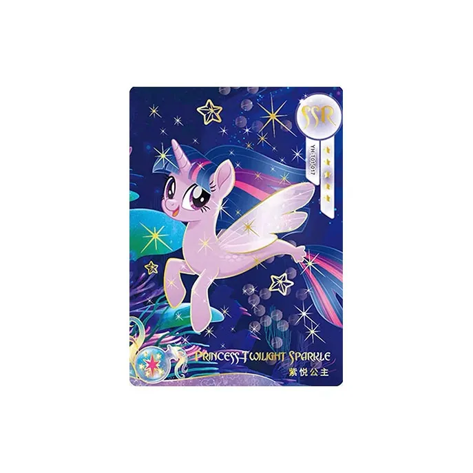 KAYOU My Little Pony Moon Bag SSR Fish Card Twilight Sparkle First Release IP Аниме Карточки 1 Пачка