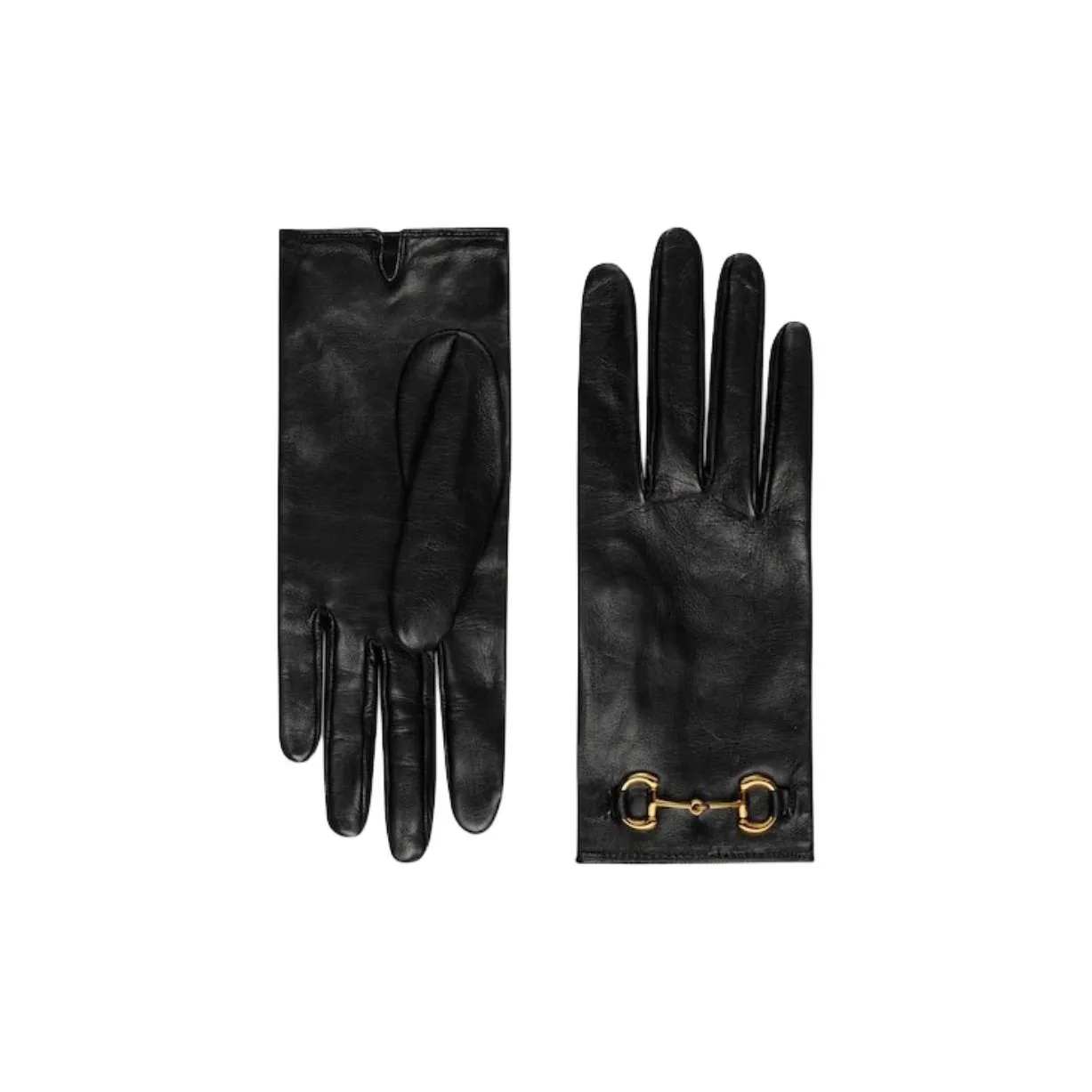 GUCCI Leather Gloves With Horsebit
