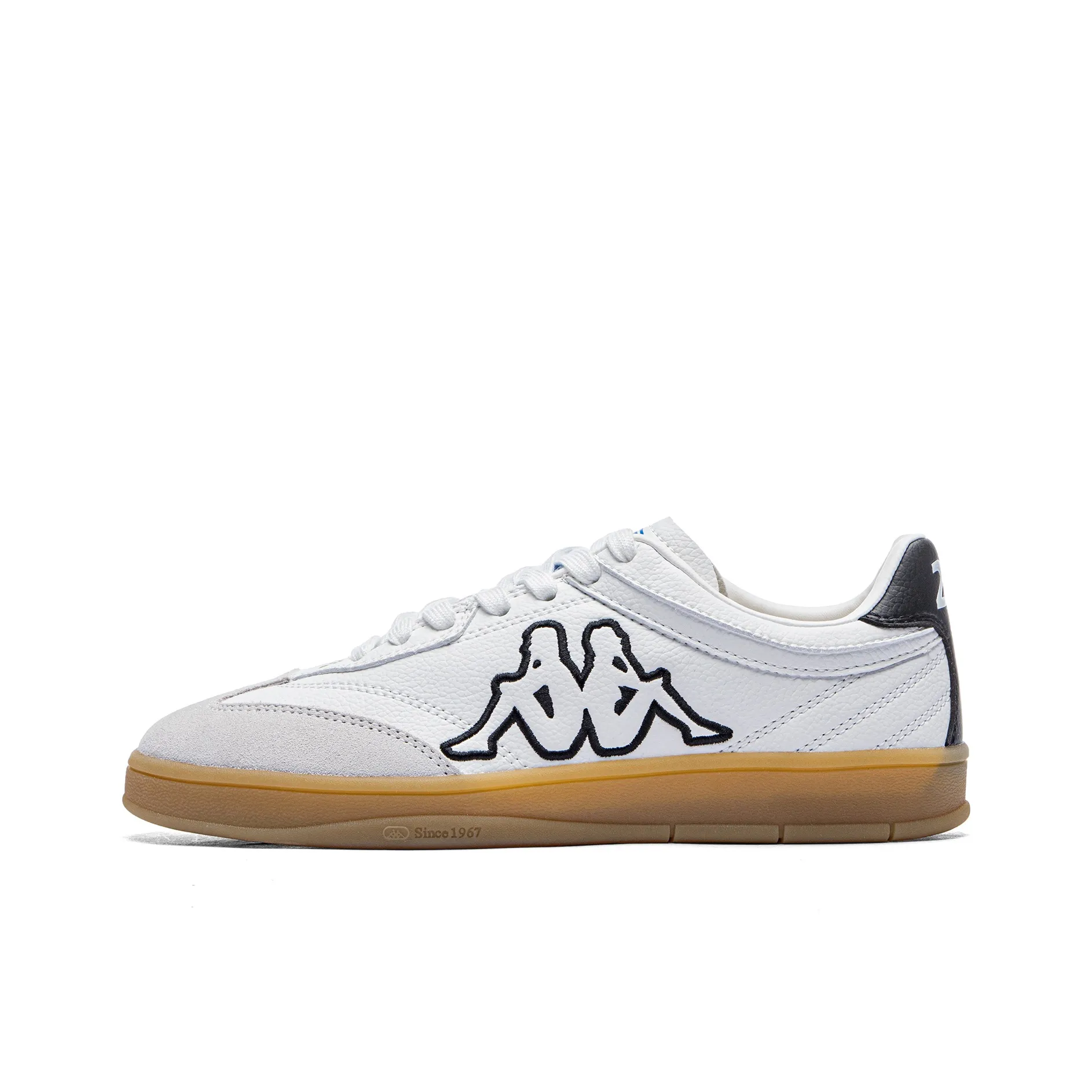 Kappa Tifo Anti Slip Wear Resistant Low Top Skateboard Shoes White Black